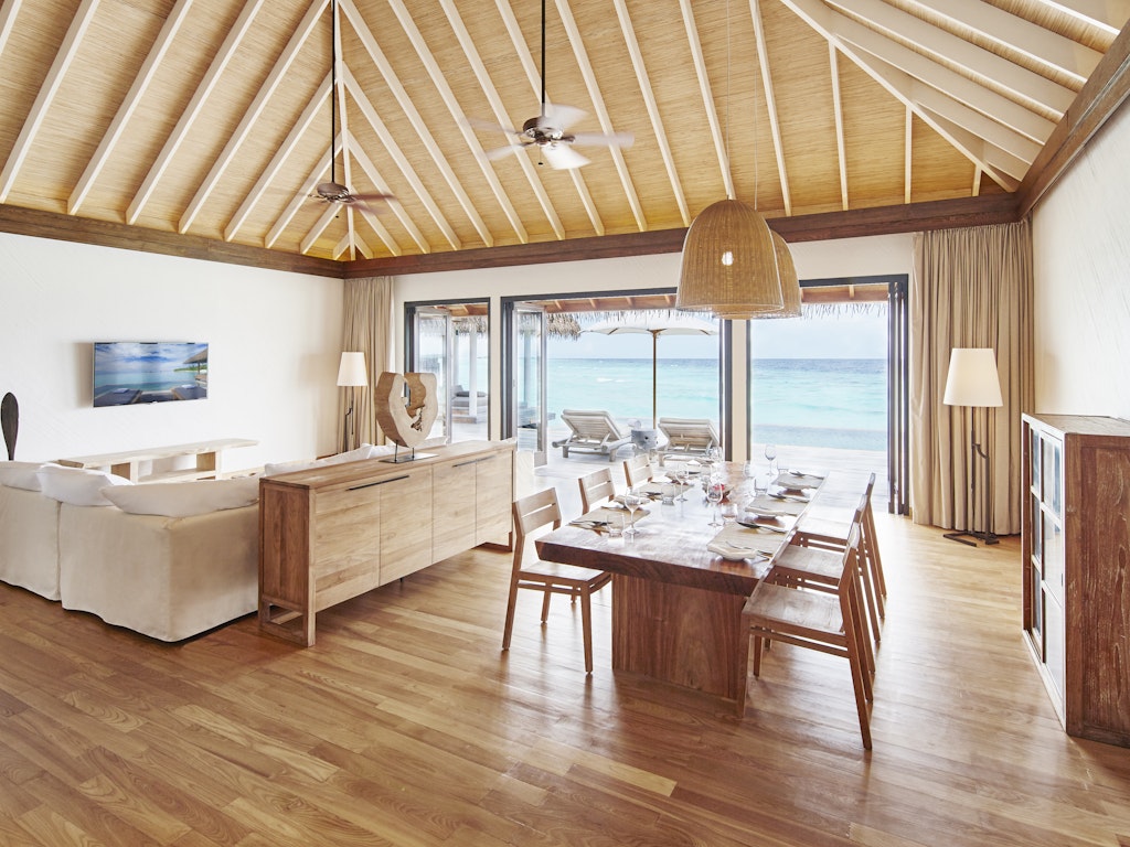 COMO Maalifushi overwater villa exterior